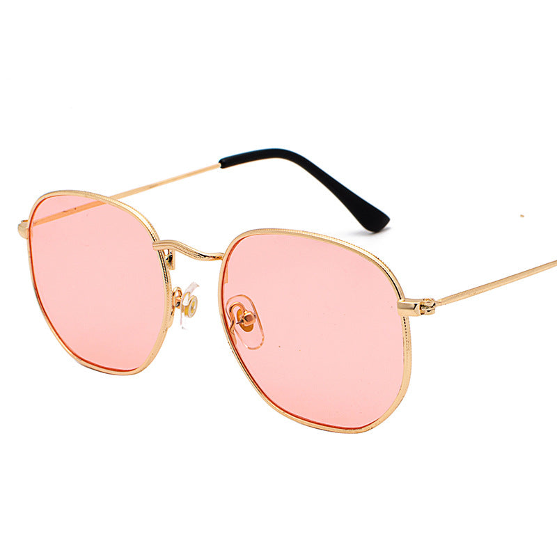 Wholesale Jetset 7006 Unique Irregular Fashionable Metal Sunglasses Artistic Style Eyewear For Men Women